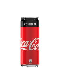 COCA COLA ZERO BARATTOLO CL. 25 x 24