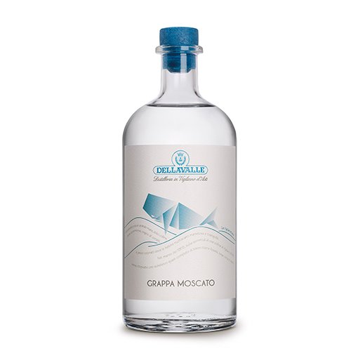GRAPPA DELLAVALLE DI MOSCATO CL70