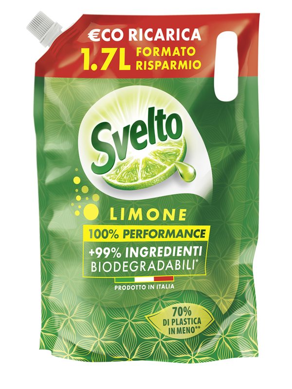 SVELTO PIATTI ECO-RICARICA LIMONE LT 1.7